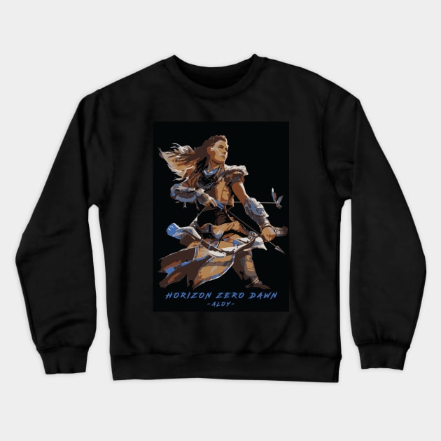 Horizon zero dawn Aloy Crewneck Sweatshirt by Durro